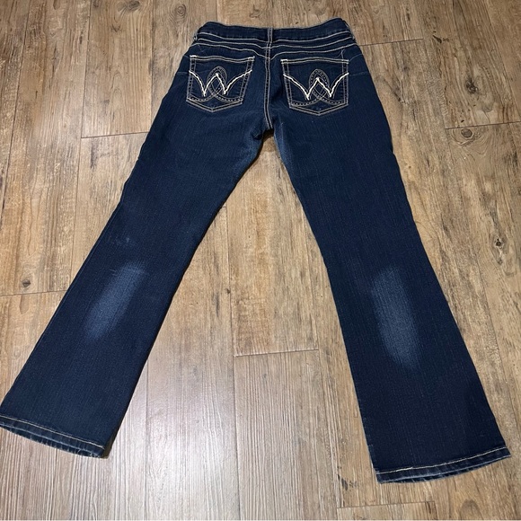 Wrangler Booty Up Carolina Breakaway Jeans Sz 5/6x30 Rodeo Western Stretch Jeans - Picture 5 of 12
